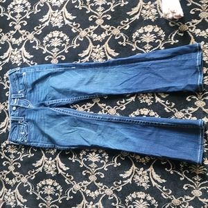 True religion low rise bootcut jeans, size 25